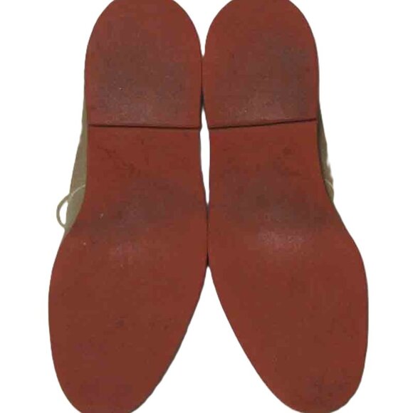 L.L. Bean Classic Bucks Tan Suede Oxford Shoes Nubuck Men\'s Size 10C main image 6